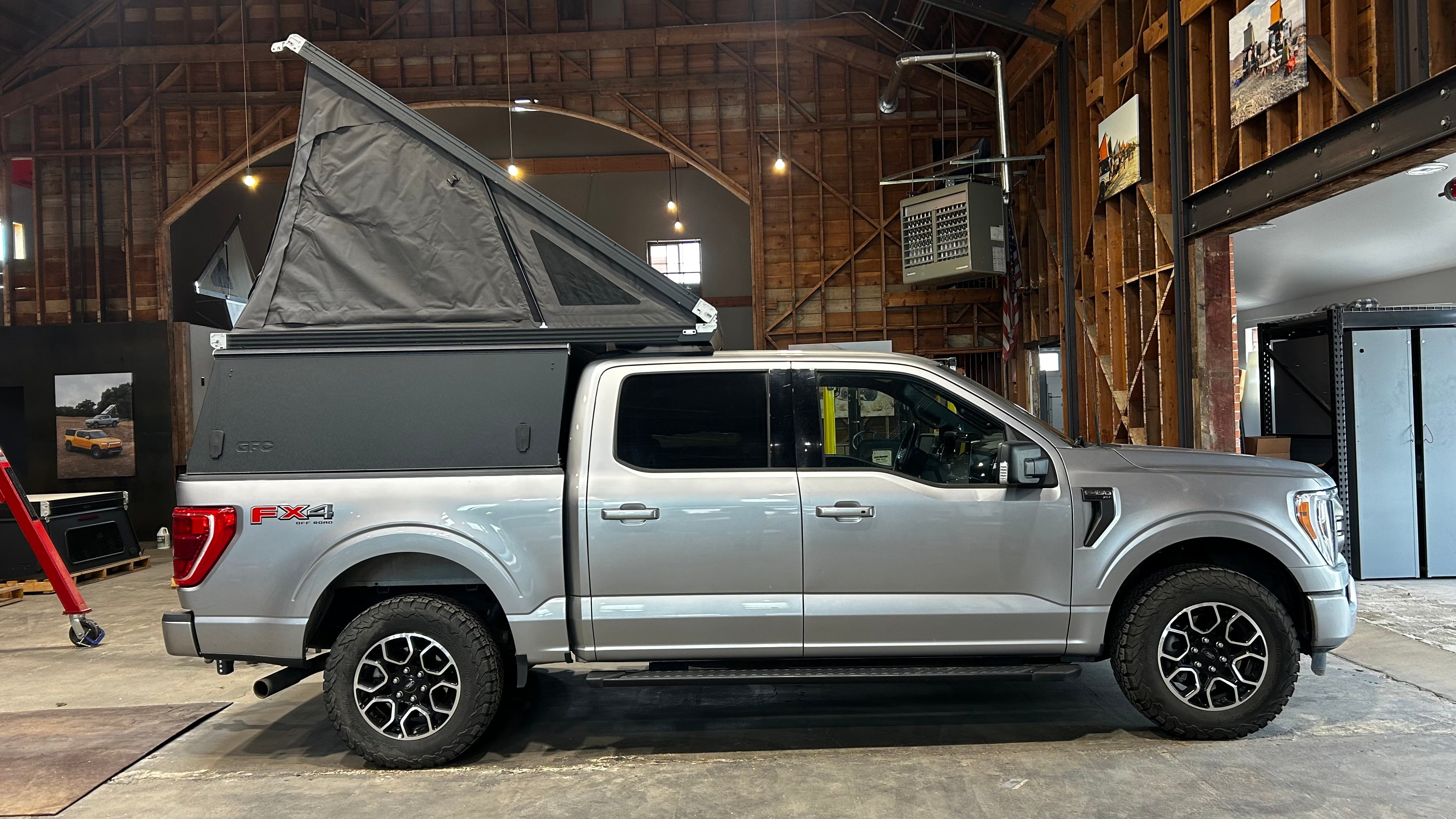 ALPS社　FORD PICKUP TRUCK WITH CAMPER TOP 2021 Ford F150 Camper - Build #7566 – GoFastCampers