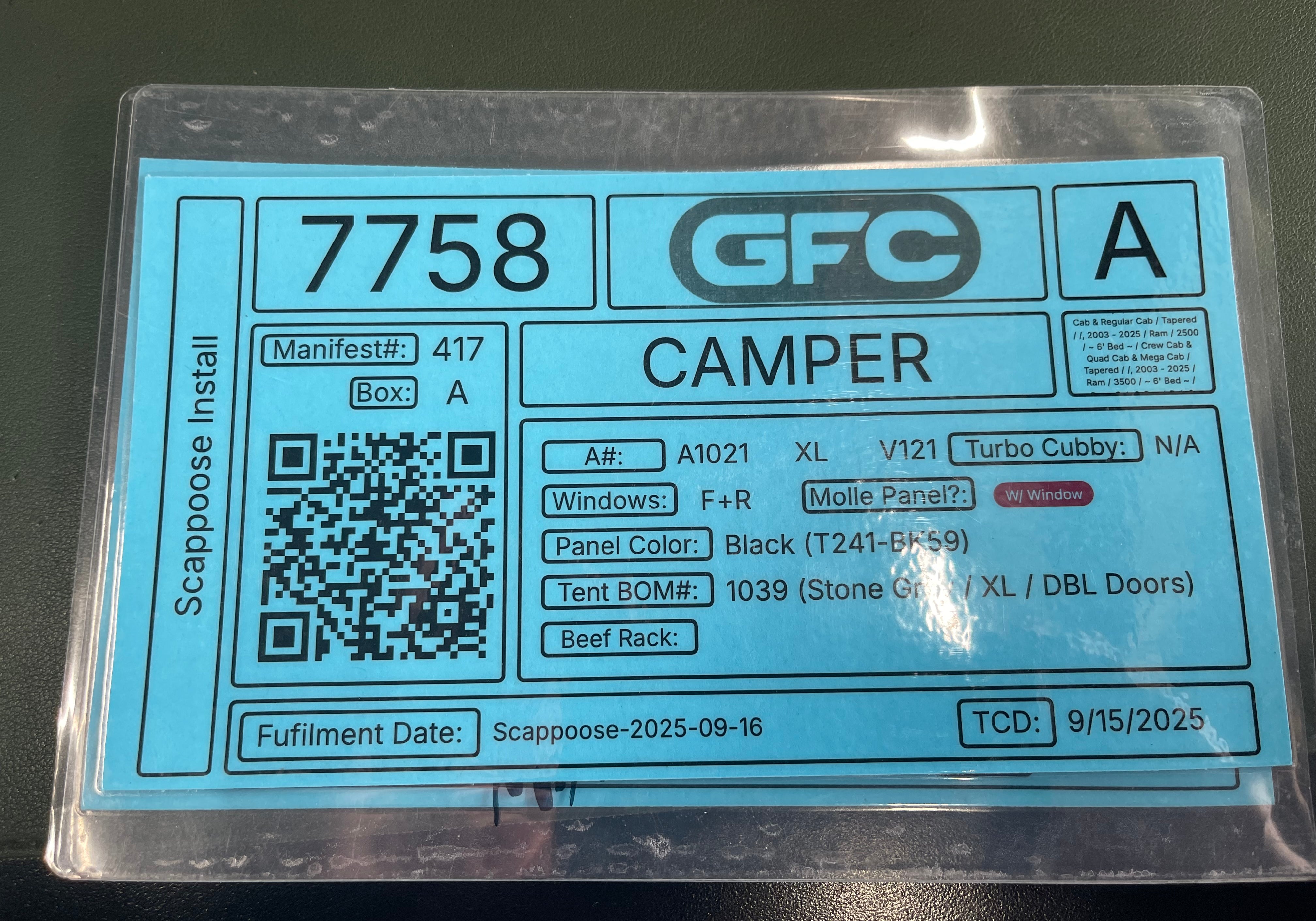 2022 Ram 2500 Camper - Build #7758