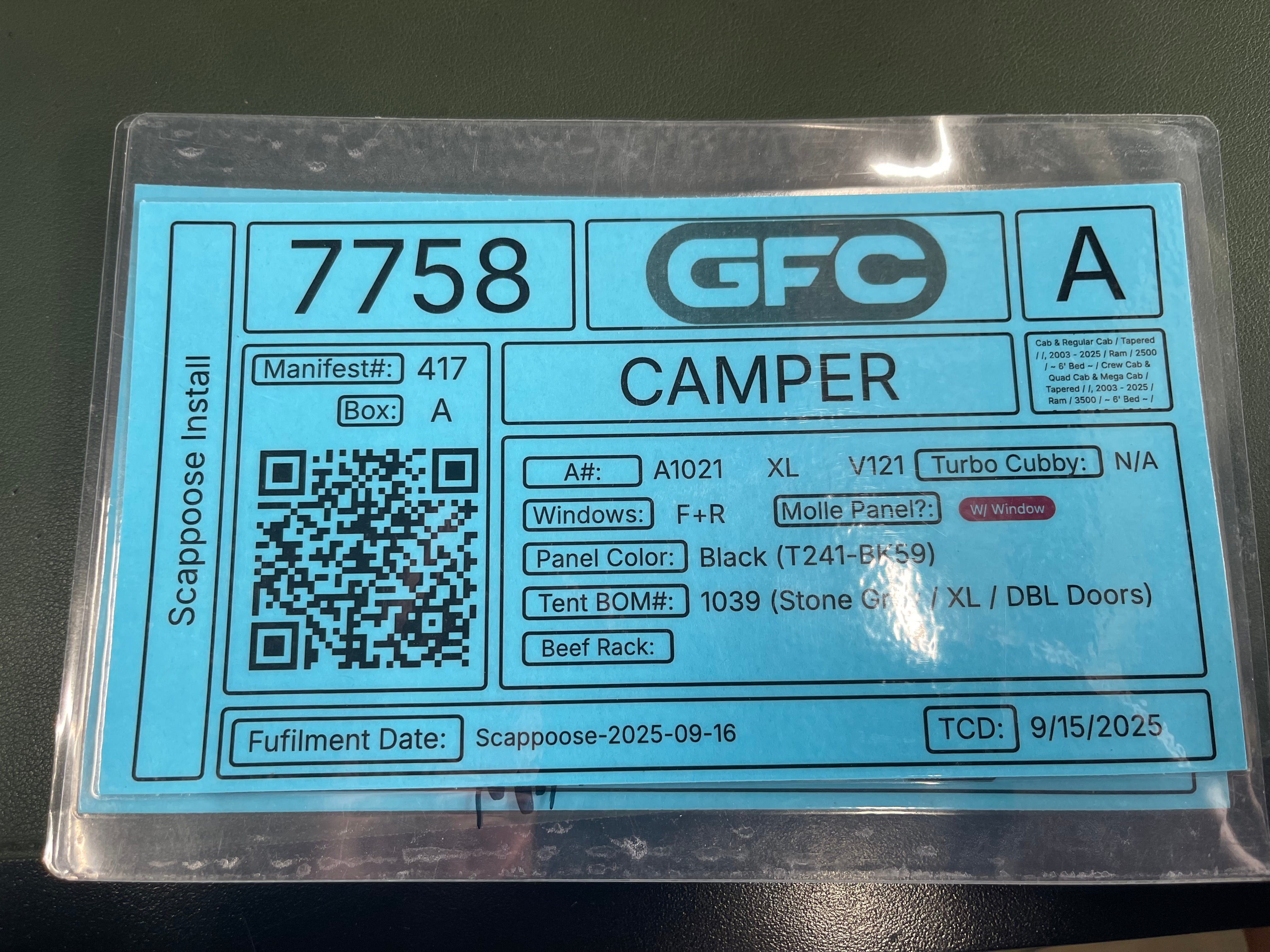 2022 Ram 2500 Camper - Build #7758